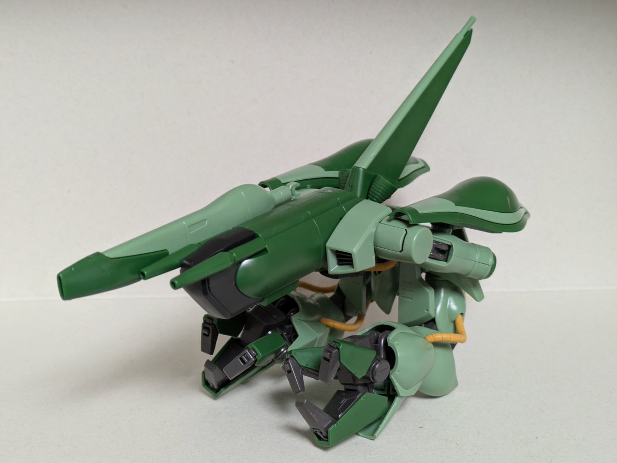 Ryo_06_2's tweet photo. HGガザCユニコーンVer.　完成しました。
息抜きのバチ組みです。怪獣みたいなモビルアーマー形態お気に入りです。
#ガザC
#ガンプラ https://t.co/L5cBYPCgVF