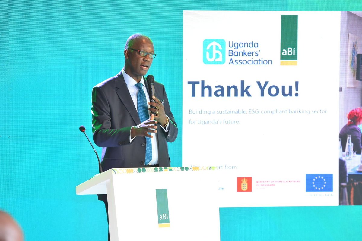 ugbankers's tweet photo. Reflecting back on a milestone moment for Uganda's financial sector.

Our Executive Director, Mr. Wilbrod Owor, signed a Memorandum of Understanding (MOU) with aBi Finance for the implementation of the International Financial Reporting Standards (IFRS) S1, S2 and Global Reporting Initiative (GRI) Capacity Building Project, which marked a significant step toward embedding sustainability at the core of Uganda's banking industry.

In his words, "This ESG Capacity Building Project marks a new chapter, embedding sustainability into our operations as financial institutions to improve lives, strengthen our economy, and ultimately drive the national vision of growing GDP to USD 500 billion by 2040." - Mr. Wilbrod Owor

From expanding Agent Banking from under 1,000 branches to over 27,000 agents nationwide to driving ESG capacity building across the sector, the partnership with aBi Finance continues to deliver impact where it matters most.

#aBiFinancePartners | #SustainableFinanceUG | #PromotingPartnerships | #TransformingBanking