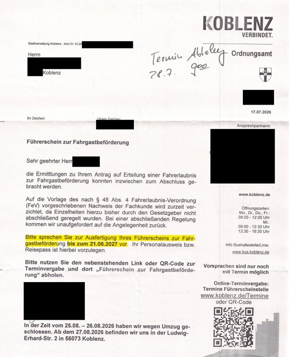 gpiwinger's tweet photo. So klingt es in Koblenz, wenn man seine bezahltes Dokument abholen "darf". https://t.co/ZmVrg8i1LV