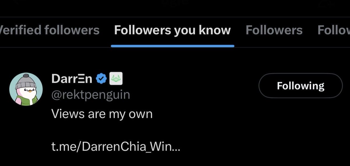 CryptoExpert101's tweet photo. Advisor of WorldLiberty pushing $dice

❎ CA:

0x3f9f0b6073ee8c495aed96869af31850fed40feb

He’s followed by:
3 Wintermute team , @worldlibertyfi , bnbchain, binance projects like Injective, base team, binance team, meteora , coinbase team, virtuals etc etc

World liberty only follows like 20 accounts and he’s one of them since he’s part of the advising team😳👀

I really do think DICE will go absolutely parabolic and hit millions at this point it’s too big and too connected