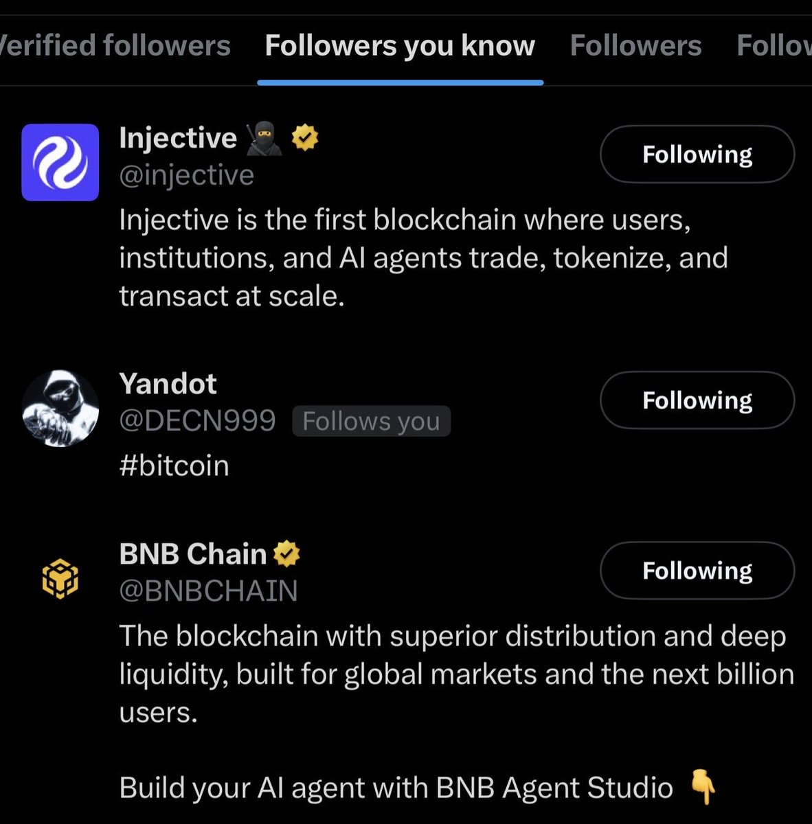 CryptoExpert101's tweet photo. Advisor of WorldLiberty pushing $dice

❎ CA:

0x3f9f0b6073ee8c495aed96869af31850fed40feb

He’s followed by:
3 Wintermute team , @worldlibertyfi , bnbchain, binance projects like Injective, base team, binance team, meteora , coinbase team, virtuals etc etc

World liberty only follows like 20 accounts and he’s one of them since he’s part of the advising team😳👀

I really do think DICE will go absolutely parabolic and hit millions at this point it’s too big and too connected