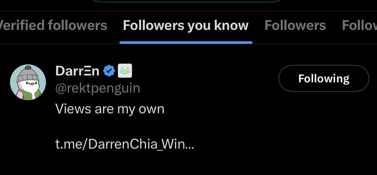 CryptoExpert101's tweet photo. Advisor of WorldLiberty pushing $dice

❎ CA:

0x3f9f0b6073ee8c495aed96869af31850fed40feb

He’s followed by:
3 Wintermute team , @worldlibertyfi , bnbchain, binance projects like Injective, base team, binance team, meteora , coinbase team, virtuals etc etc

World liberty only follows like 20 accounts and he’s one of them since he’s part of the advising team😳👀

I really do think DICE will go absolutely parabolic and hit millions at this point it’s too big and too connected