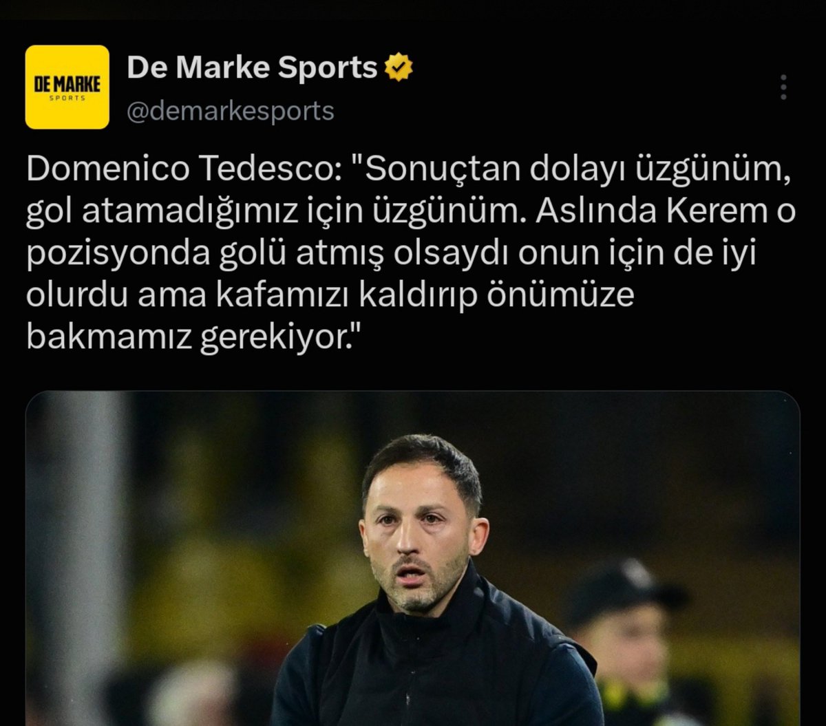 StslUzmanii's tweet photo. Aynı açıklamanın çok benzeri... Dünyada bu tarz söylemleri olmayan 1 tane hoca yoktur ama konu İsmail hoca olunca her cümlesinden iletişim analizi geliyor. Yorumda biri de tedesco böyle yapmazdı diyerek 20 beğeni almış kdkdkdjdjdkjdjd https://t.co/1wM7a58G6q