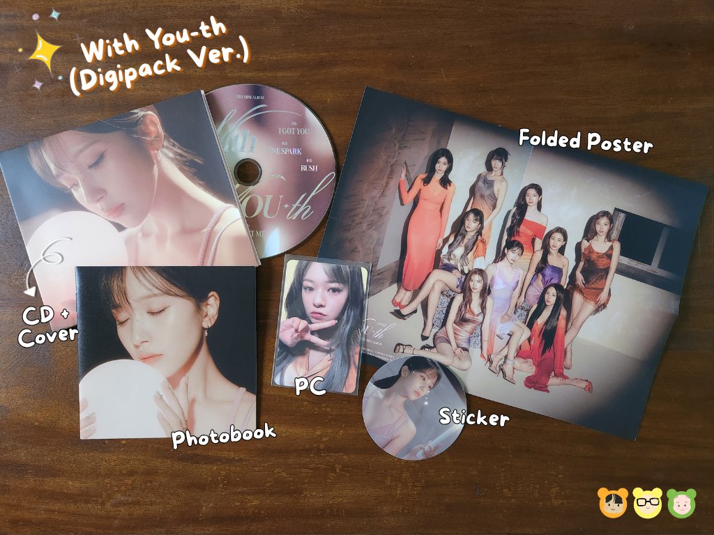 bringsucart's tweet photo. 📣 SALE

Still available! Get these unsealed TWICE With You-th digipack albums at lower prices! See photos for inclusions.

Buy via Shopee only

🛒 Check out here: https://t.co/fTQqJ7tvl7

🏷 wts lfb ph momo mina dahyun tzuyu https://t.co/TAB3D0WioK