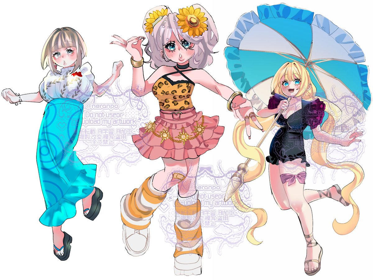 neranpo's tweet photo. 載せるものがないので直近の仕事絵です(掲載許可もらってます)

🎐🌻⛱️ https://t.co/1XaDfkoxMj