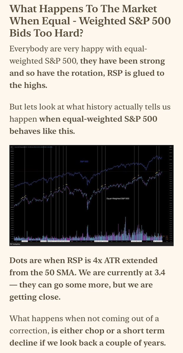 thesetupfactory's tweet photo. This is the time where who you listen to and follow is important. Listen to people like @jfsrev , @801010athlete and @Clement_Ang17 . Because they are objective in their analysis, that’s a key trait in trading.

Some of the biggest accounts on X, with the biggest following, have provided the worst advice with stocks down 50%+ in no time.

I see no point in fighting the trend, cash is also a position. What was a great trade can become your worst trade. Don’t argue with price.

If you don’t know when to get out, you are a boom and bust trader.

Anchoring to a prior regime or fundamentals are of the most dangerous things you can do. The narrative and fundamentals are fuel for an advance — but price is what leads it. Without price action confirmation, your narrative or earnings don’t matter.

Things change, and you must change with them.

$SMH
$QQQ
$SPY
