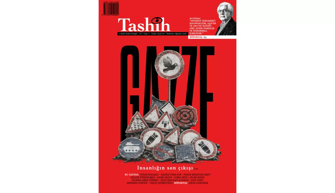 tashihdergisi's tweet photo. Yayın hayatına başlayan iki aylık düşünce, kültür ve siyaset dergisi Tashih, "Gazze: İnsanlığın Son Çıkışı" kapak dosyasıyla okurlarıyla buluştu. Yayın yönetmenliğini Halil Kurbetoğlu’nun üstlendiği derginin ilk sayısı; akademi, medya ve düşünce dünyasından usta isimleri, Avi Shlaim söyleşisini ve Filistin meselesini disiplinler arası bir perspektifle ele alan zengin bir içeriği bir araya getiriyor.

Focus+'ta yer alan haberin devamını okumak için: https://t.co/fhCa4CSKjz