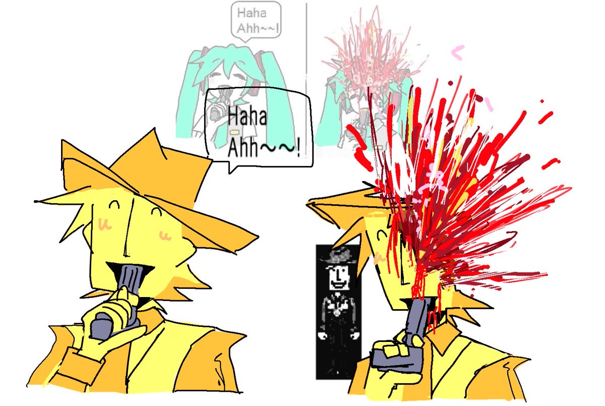Abyss_johnoOo's tweet photo. 実はこんな絵を隠れて描いてあったりなかったり  (💛)
※ゴア表現かも https://t.co/fOVF7BeqjG