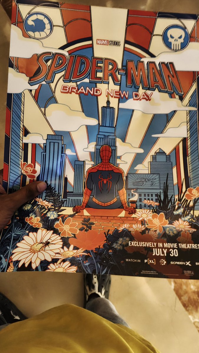 utxav_d's tweet photo. Watched #SpidermanBrandNewDay at PXL Mani Square Kolkata on FLAT 3D aspect ratio... 
A solid 4/5 watch for me...

Thank you for the collectible ticket and the poster ❤️ https://t.co/mPNFcFSX2a