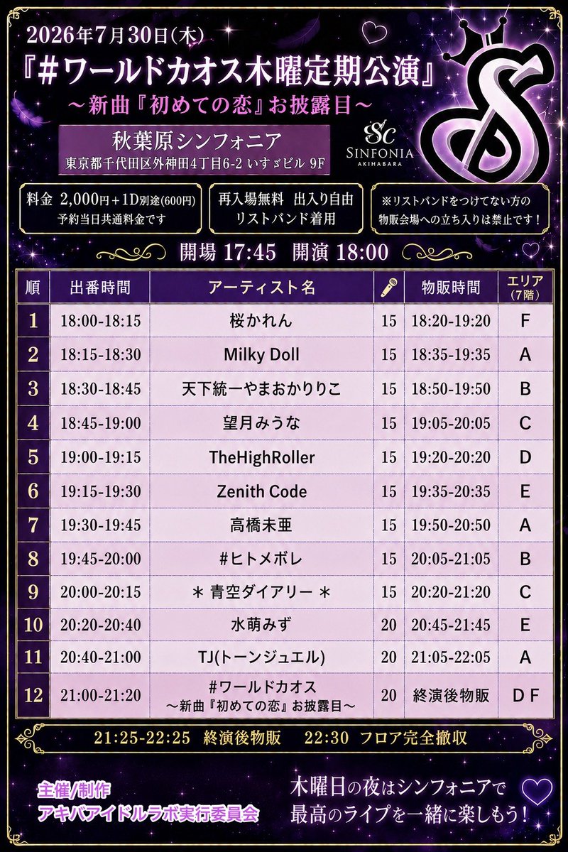 本日の最新版のタイテです👇🏻 Zenith Codeは19:15、TJ(トーンジュエル