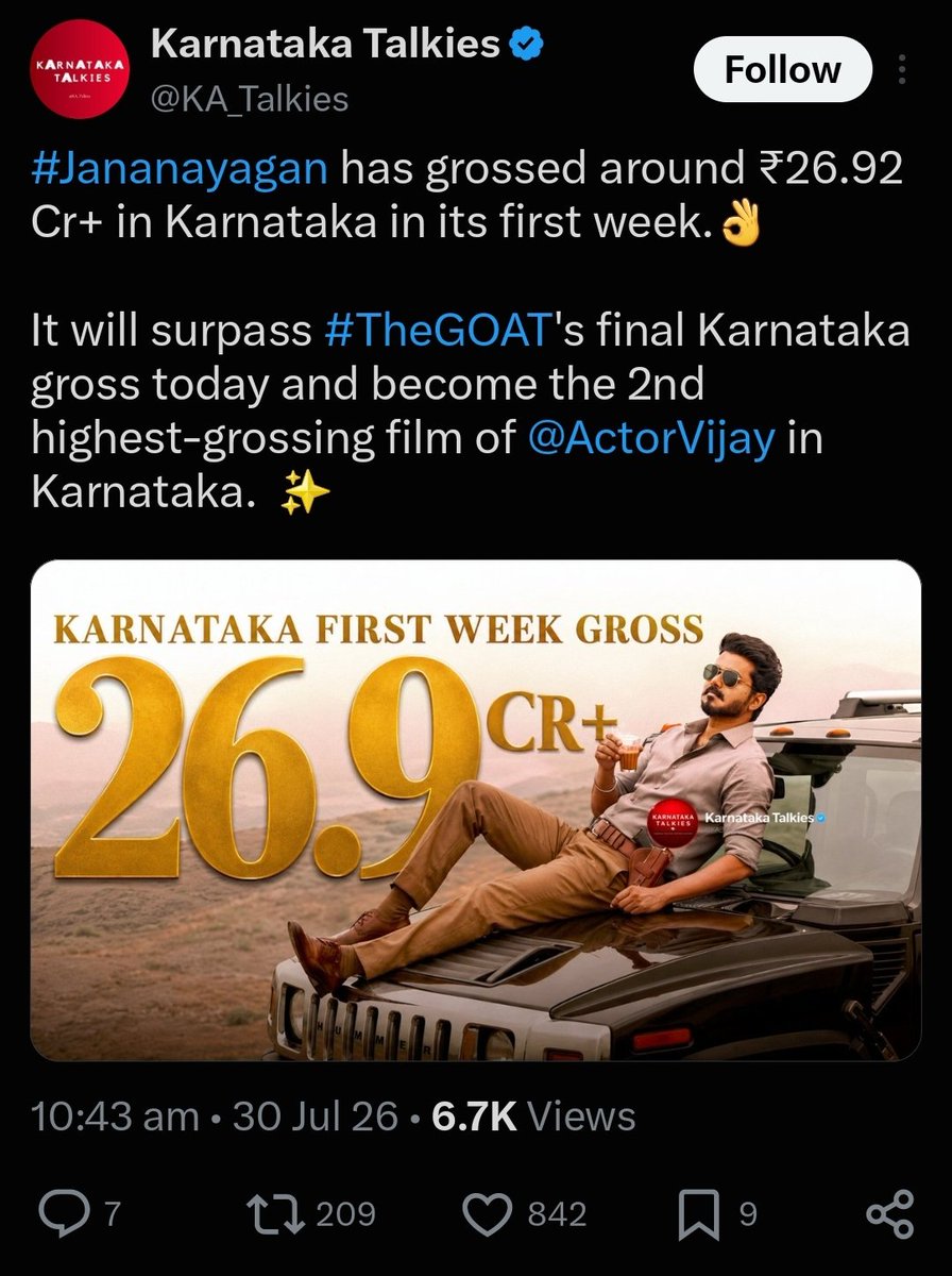 dinork97084's tweet photo. @filmy_view A certificate 
2 months before hd print leak
6month delay 
Remake movie 
No, holiday, festival release 
1.5cr already watched
No big promotion 
Overseas Hollywood movies release 
(#Odyssey)
Negative reviews 

But still
Bms interest 1.42m🥵
Presale 1.2m🥵
Bms 3.5m🥵

Thalapathy 🔥 https://t.co/Q8gTxhCtix