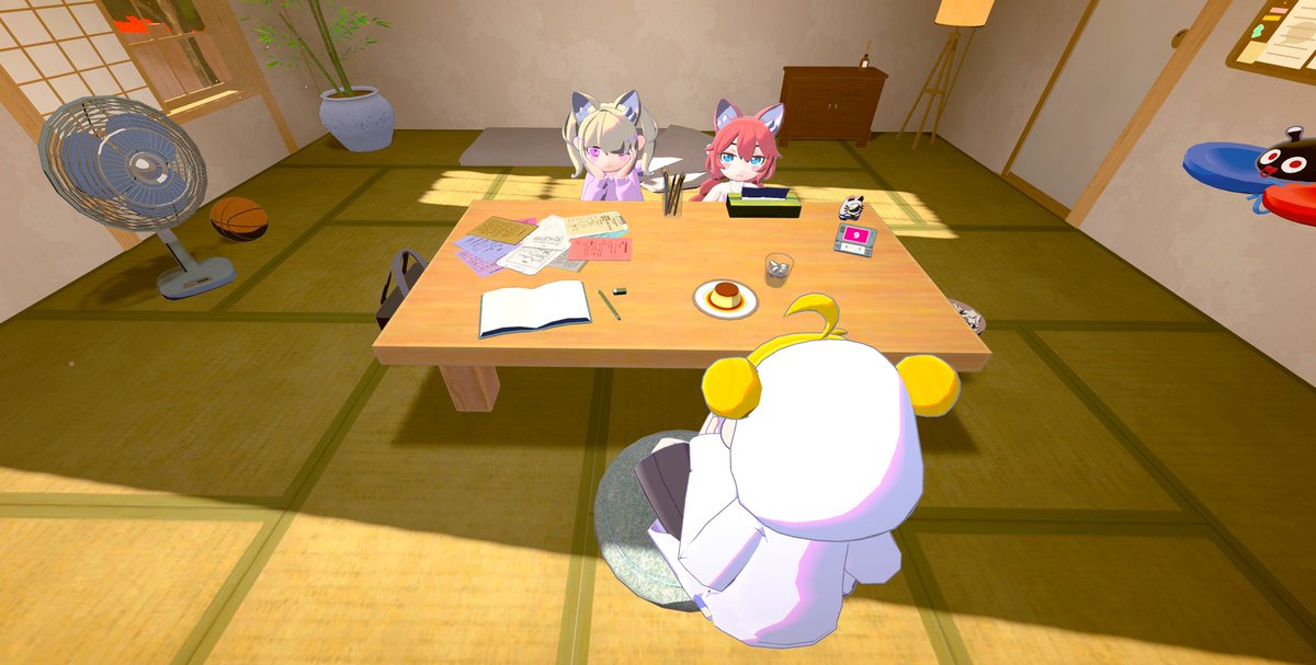 pika_doll's tweet photo. ずっとプリンを狙われていた https://t.co/aQtJvcF1iA
