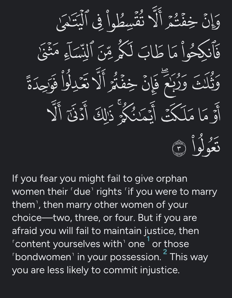 Bamioaa's tweet photo. @cocotweetedthis @ayaanlebackup17 I doubt it since you don’t know about Islam and I searched it up you never mentioned islam before this either.
I’m not making my own religion look bad I can understand the constraints they were under.
I think it’s not applicable to today and they were trying to restrict it 😀 https://t.co/yYRyKLVrJG