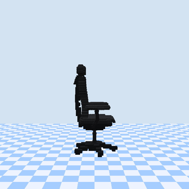 DrJoyee's tweet photo. I gave Fable5 a photo of my office chair.

It broke the chair into 18 parts, decided which are hard plastic and which are soft foam, built the frame as rigid bodies and the cushions as MPM particles — coupled, inside a multi-physics engine we built entirely from scratch, Latent Universe (coming soon).

Then it looked at renders of its own work and fixed the worst parts. 5 rounds. No human in the loop.

Photos in, physics-native assets out.