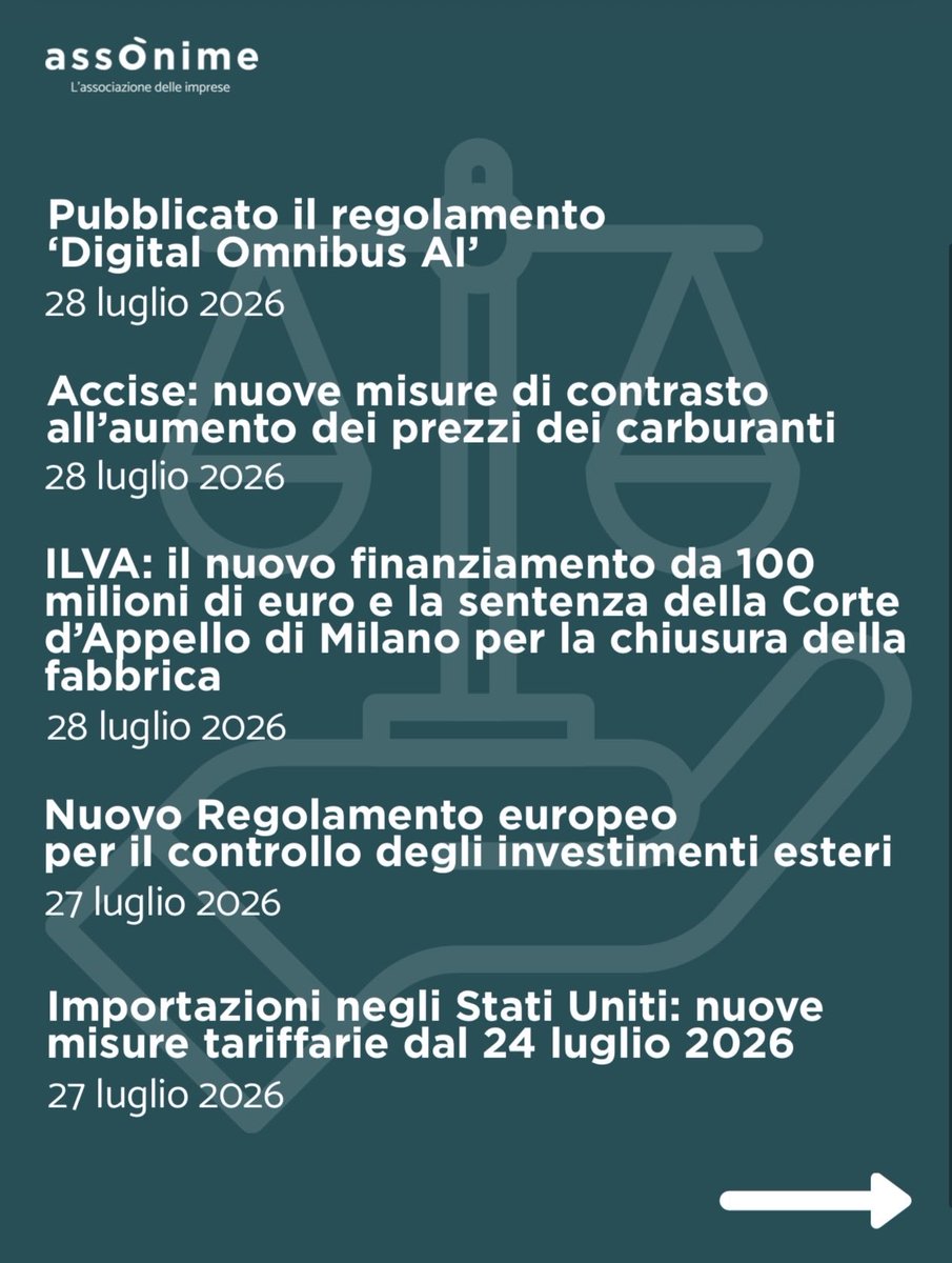 Assonime's tweet photo. 📲 Scarica l’app e attiva le notifiche per ricevere in tempo reale tutti gli aggiornamenti, le novità e i contenuti di @Assonime ➡️ https://t.co/ejrdPqPiIF https://t.co/3z0FK3YqJx