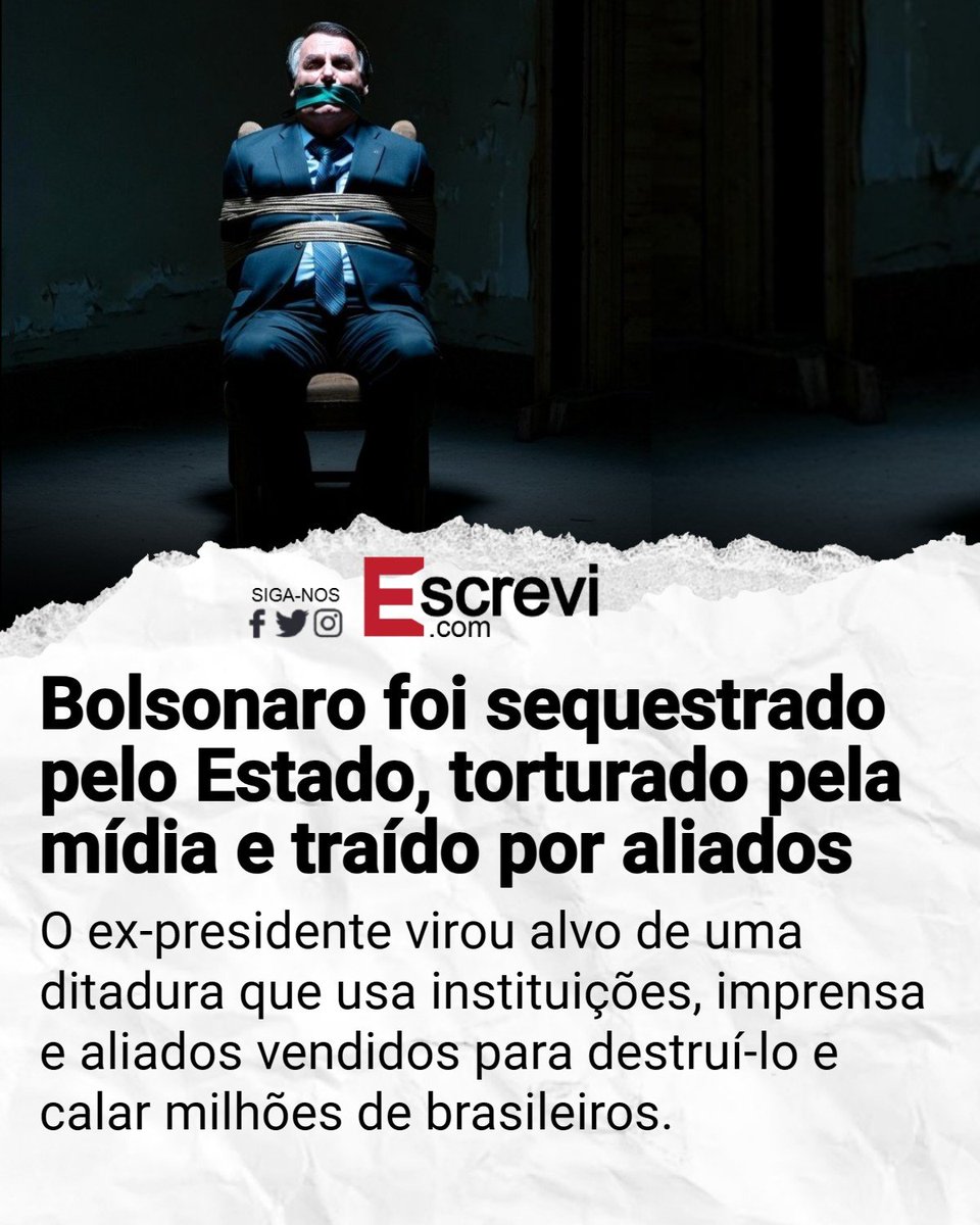 nelsonpaffi's tweet photo. E continua sequestrado.
Preso, proibido de falar, proibido de receber os filhos e netos, proibição total.
Não há Lei que permita essa tortura.
Isso só acontece em ditaduras. https://t.co/BCZzu9UUJs