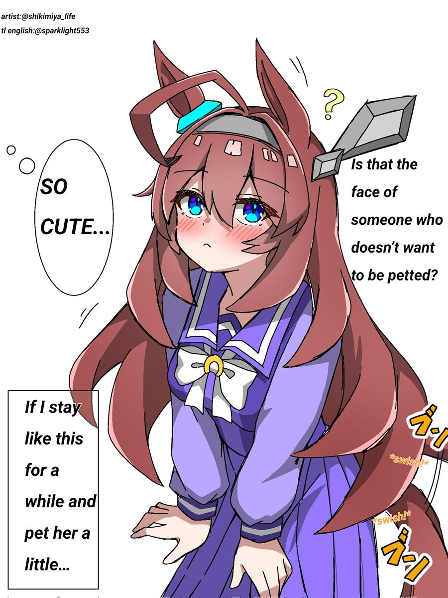 Sparklight553's tweet photo. Cute mihono bourbon😍

🎨Artist:@shikimiya_life 

#Umamusumeprettyderby
#umamusumetranslations https://t.co/3uhiJXs2nx