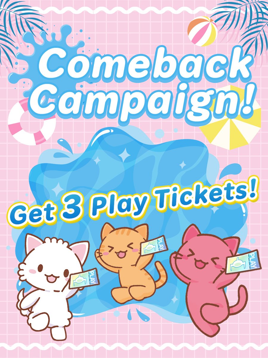 toreba_en's tweet photo. 🍀Comeback Campaign🍀

Have you previously purchased a total of 30,000 TP or more and your last login was on or before May 30, 2026?‼️

Log back in to Toreba and receive 3 free play tickets 🎁✨

More details ⤵️
https://t.co/WP2gkUxwVl

#Toreba #OnlineClawMachine https://t.co/xcbKA7GBOc