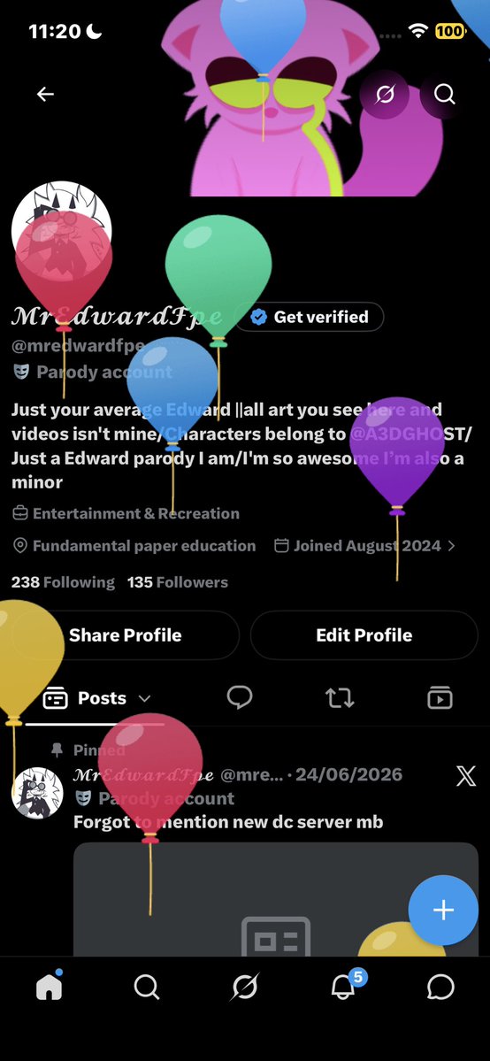 mredwardfpe's tweet photo. Welp thanks Twitter #birthday https://t.co/fNQLeK7fEC