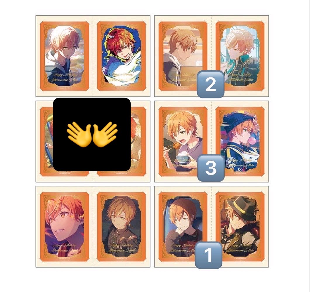 mochiipancake's tweet photo. 【交換】プロセカ はぴこれ 彰人

譲→画像の点数or定価＋送料

求→👑のc 犬イベ 絵柄の 缶バッジ15点

条件リプ欄にて記載。
検索からもお気軽にお声掛けください。
お声かけの際はツイフィ一読お願い致します。 https://t.co/Kh2kyFdSEC