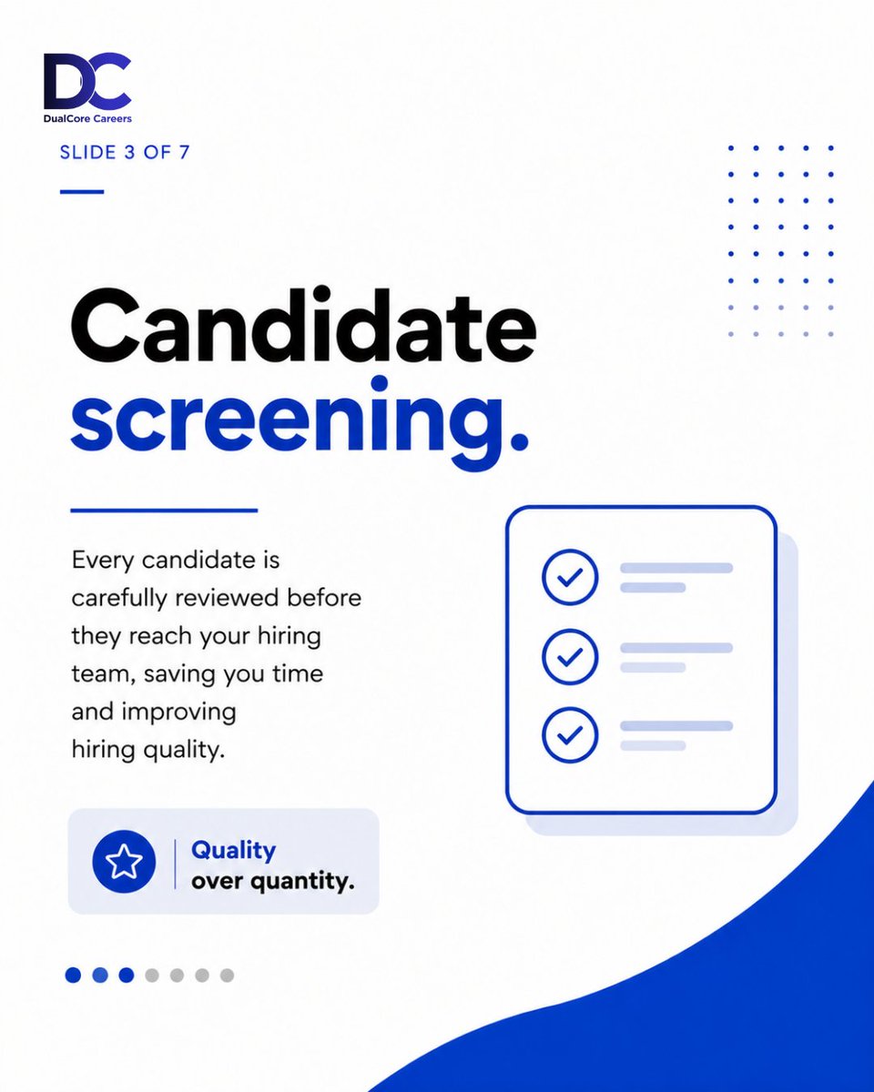 DualcoreCareers's tweet photo. More than recruiters. 

DualCore Careers connects top talent with the right opportunities and helps businesses hire smarter.

What's your biggest career or hiring goal? 
#DualCoreCareers #Recruitment #CareerGrowth https://t.co/4DKerPw2Ky