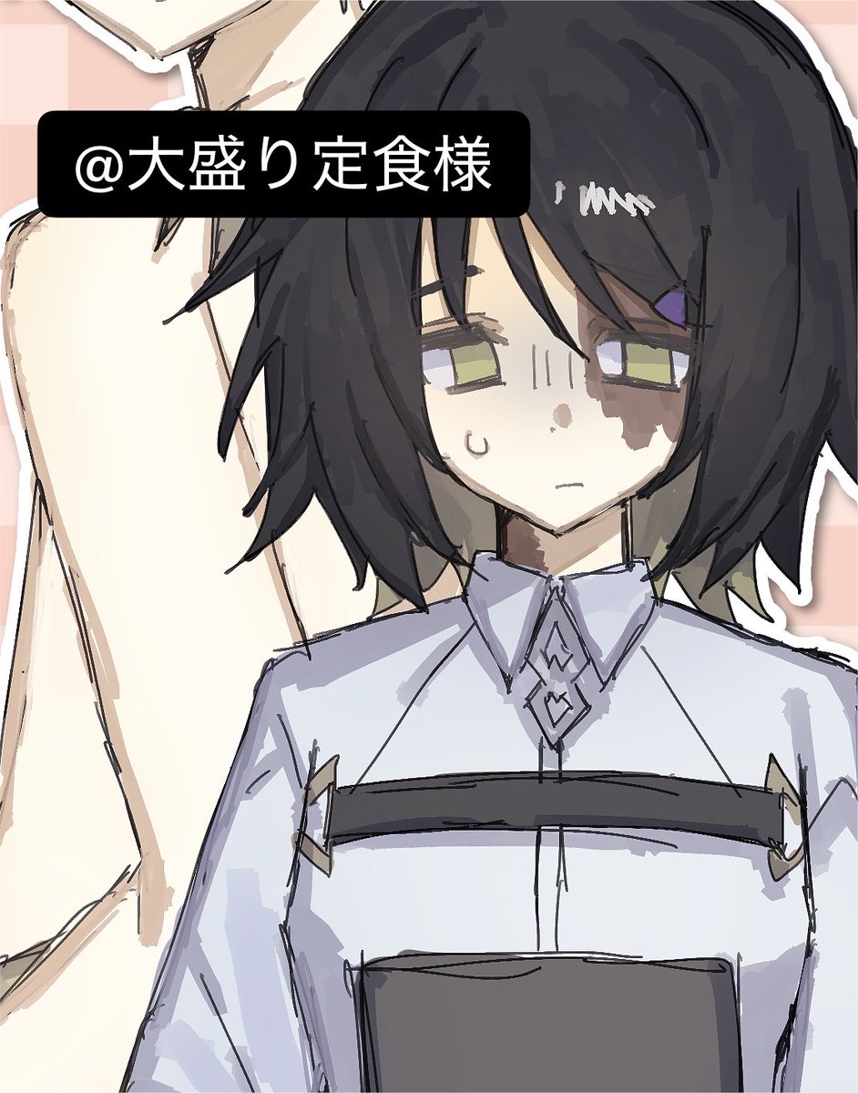 r_o_kooy's tweet photo. 出品者：大盛り定食様
商品名：48時間以内納品落書き依頼 https://t.co/oArJPMuVVS #つなぐ

大盛り定食様に素敵な2人絵をご依頼させて頂きました✨️
色合いがとにかく素敵で可愛いです😻😻
2人の感情がよく伝わってくるように描いていただけてとても幸せです…✨️
ありがとうございました😭❣️ https://t.co/HCUnWYeoG2