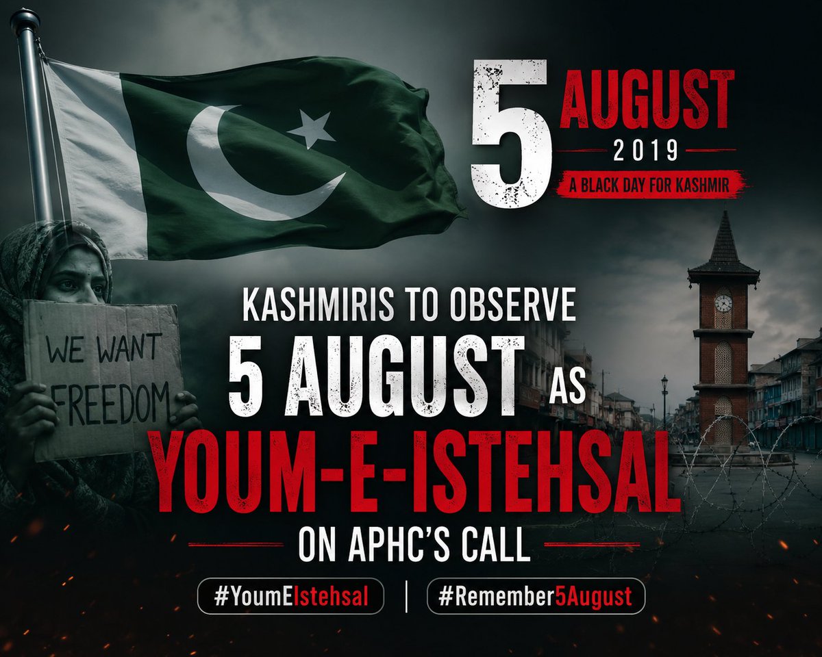 kmskashmirnews's tweet photo. #YoumEIstehsal
#Remember5August
#Kashmir
#KashmirSolidarity
#StandWithKashmir
#NeverForget
#HumanRights
#JusticeForKashmir
#VoiceForKashmir
#PeaceForKashmir
#KashmirAwareness
#5August2019
#KashmirHistory https://t.co/PV6cGtbceR