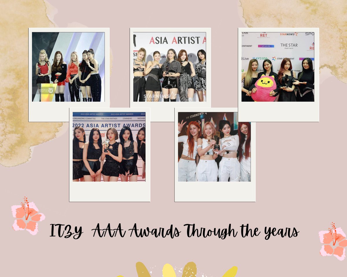 Project_ITZY's tweet photo. #ITZY AAA Awards Throughout the Years 🏆

2019 — Rookie of the Year

2020 — Hot Issue Award
                 Choice Award 

2021 — Best Musician Award

2022 — Asia Celebrity Award 
                 Best Artist Award 

2023 —  Best Artist Award

2026 — ❔🔜 https://t.co/hAijCL85Sy