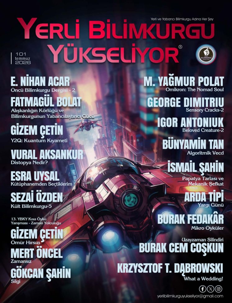 yucewert's tweet photo. @YerliBilimkurgu 101. Sayıda "Zamansız" adlı öykümle ben de varım. Linkten ücretsiz şekilde erişebilirsiniz.

https://t.co/KkjGtwx5jt https://t.co/8ySpNFbUxS