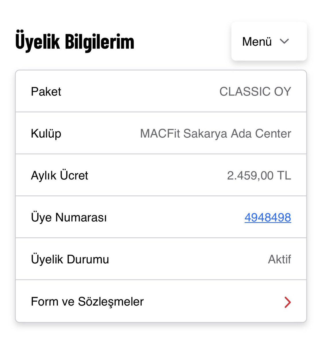 catalbasemre's tweet photo. @MACFitOfficial 29 Temmuz 2026’da biten üyeliğimi kimden onay alarak en üst fiyattan yenilediniz ve benden ücret talep ediyorsunuz? Yenileme Onayı almadan üyelik yenileyip kartımdan tahsilat yapıyorsunuz? https://t.co/7G1rLgNEhD