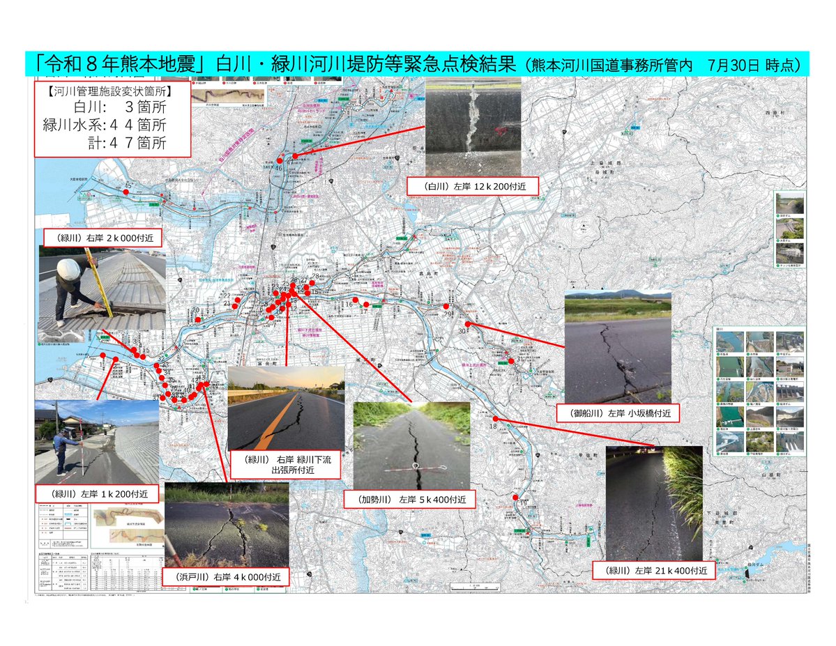 国土交通省 熊本河川国道事務所 tweet media