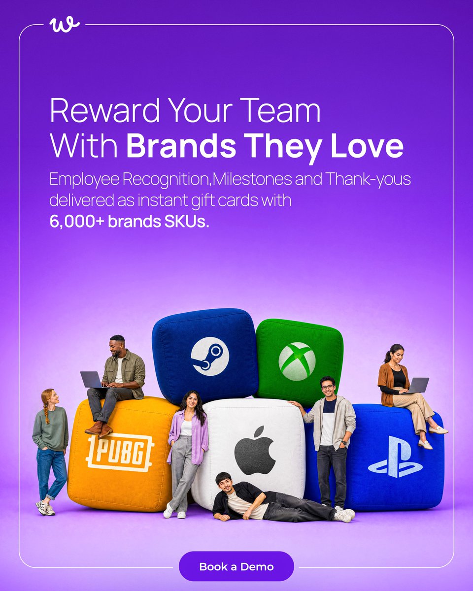 wupexcom's tweet photo. The mug gets forgotten. The gift card gets used. 🎁

Reward your team with instant gift cards from 6,000+ brand SKUs, delivered in seconds across 80+ countries. ⚡
👉 https://t.co/dPdNo6YyV4

#EmployeeRewards #CorporateRewards #WUPEX https://t.co/CfVEcrnit1