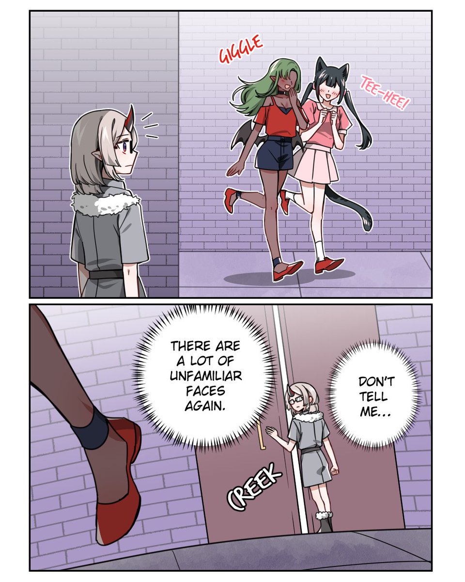 Color_LES's tweet photo. [Complete] Mage &amp; Demon Queen Unofficial Epilogue Comic 04 

script: Color-LES || art: @_hitosaji_ https://t.co/5lSFFlDGOO