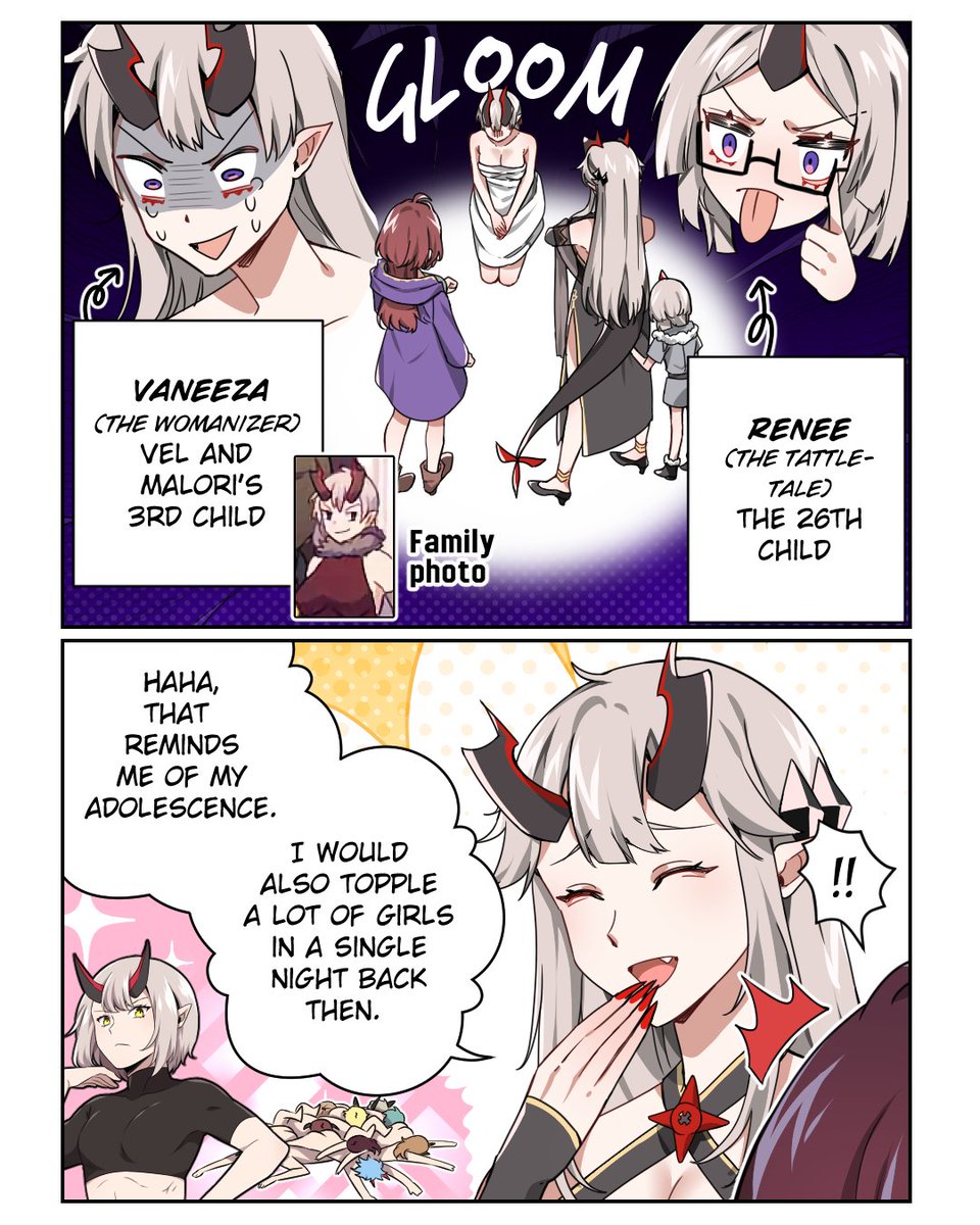 Color_LES's tweet photo. [Complete] Mage &amp; Demon Queen Unofficial Epilogue Comic 04 

script: Color-LES || art: @_hitosaji_ https://t.co/5lSFFlDGOO