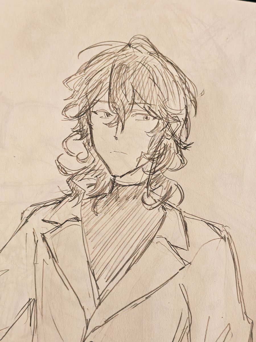 dam_atury's tweet photo. drawing rei based on memory https://t.co/F39Ce9JkCQ