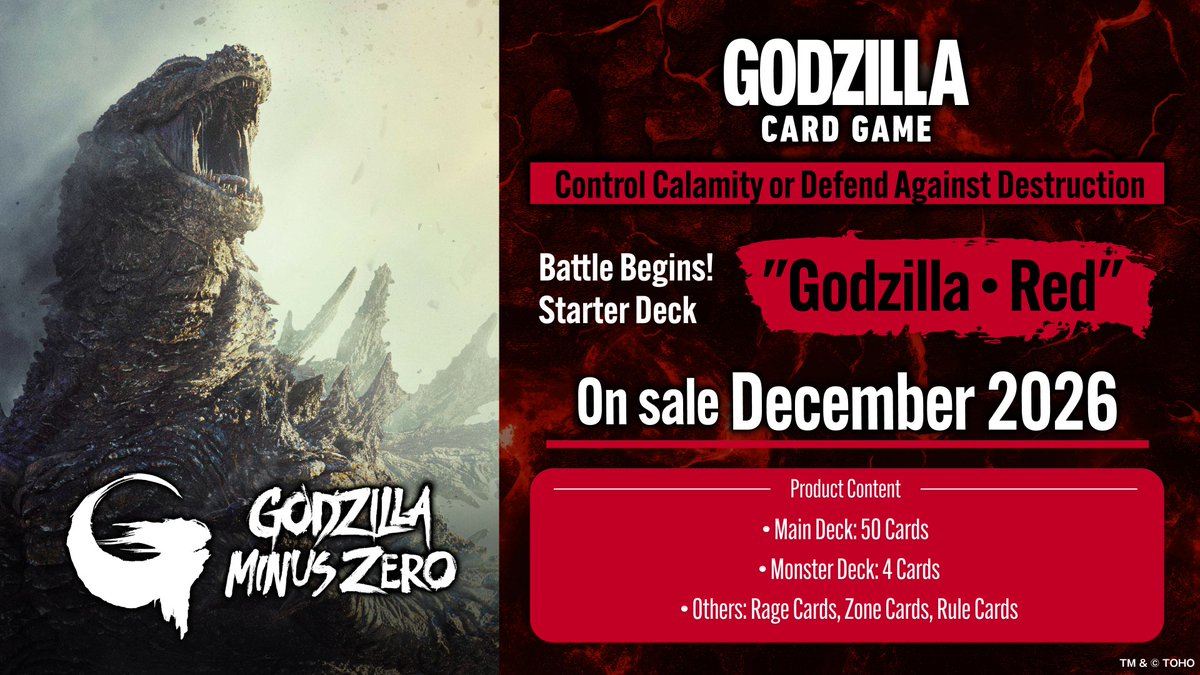GODZILLA CARD GAME Official (@godzilla_tcg_en) / X