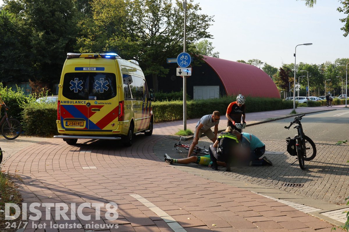 Zwaargewonde wielrenner bij eenzijdig ongeval in Naaldwijk
