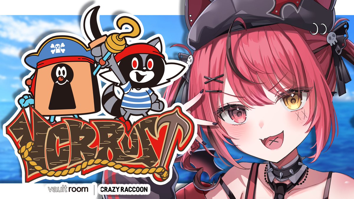 Aka__iRo_'s tweet photo. 📢 本日の配信告知 🏴‍☠️
─────────────

⏰18:00~
🎮VCR Rust

赤彩…船に乗れ…
舵を取れ！！！！

▶️https://t.co/xwVXCTt79S https://t.co/S6DEiJfXls