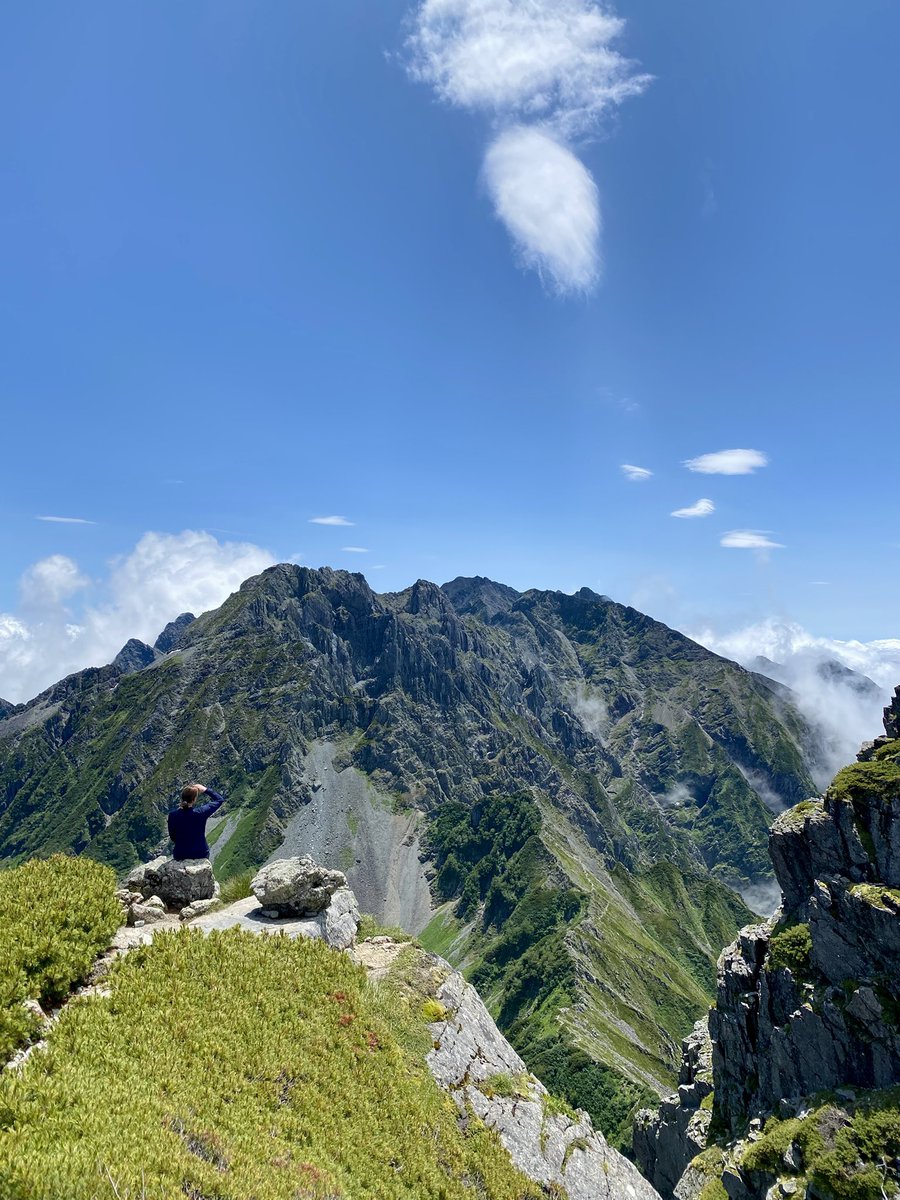 e9c_wx's tweet photo. 大キレットへ⛰️✨ https://t.co/YLh9jakFLD