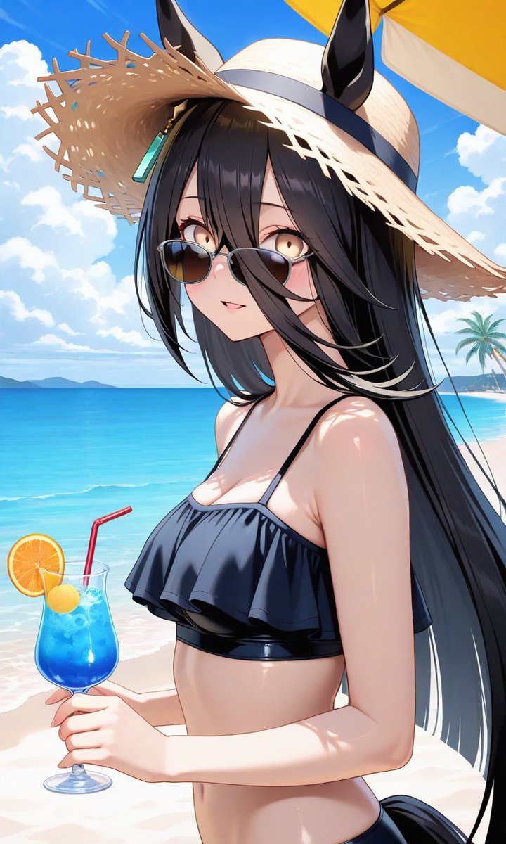 hinohinon0409's tweet photo. 7月31日(金)朝…
おはようございます😊
よろしくお願いします(*´ω｀*)
本日はビーチの日です…。
かっふぇとビーチでのんびりです…。
可愛いなぁ…かっふぇ…💕
推しが増える増える🥹
#AIart #マンハッタンカフェ #ビーチの日 #ウマ娘プリティーダービー https://t.co/Hop4C1Yi0b