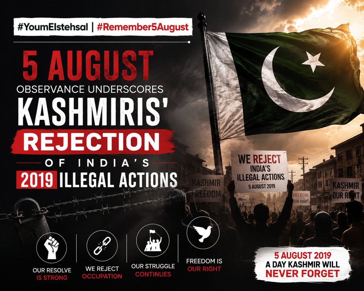 kmskashmirnews's tweet photo. #YoumEIstehsal
#Remember5August
#Kashmir
#KashmirSolidarity
#StandWithKashmir
#NeverForget
#HumanRights
#JusticeForKashmir
#VoiceForKashmir
#PeaceForKashmir
#KashmirAwareness
#5August2019
#KashmirHistory https://t.co/DmCxJGaVtZ
