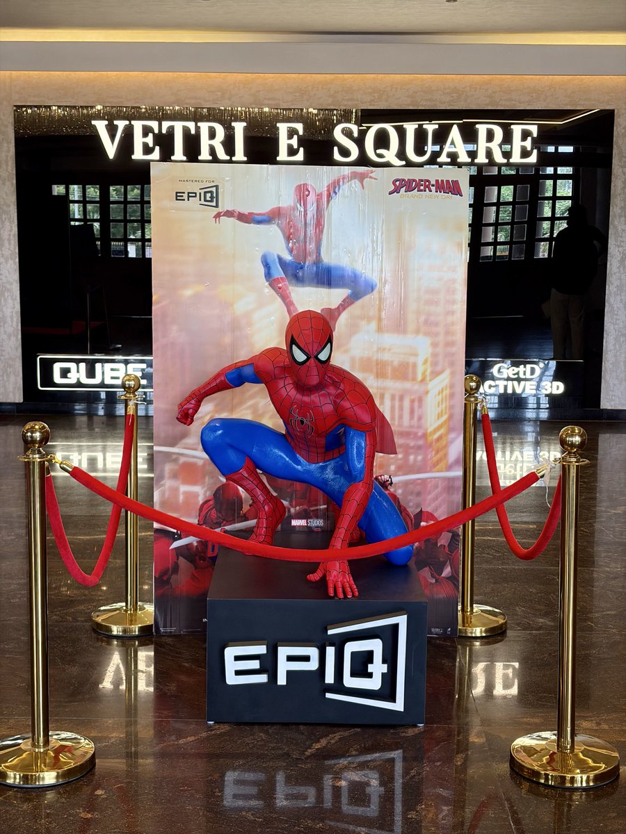 ramprasath2001's tweet photo. (1/2)

Swinging into the ultimate cinematic experience!

#Spiderman in #EPIQ 

@vetriesquare @epiqcinema @SonyPicsIndia

#EPIQSelfieWithSpiderMan #SpiderManInEPIQ #VetriESquare #SpiderManBrandNewDay #ExperienceInEPIQ #Active3D https://t.co/VKTPL7y94x