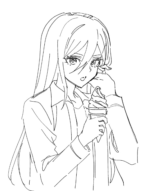 namuta_kd's tweet photo. ｵﾘｵﾝ見てる時の落書き https://t.co/cI6WF8Mk4j