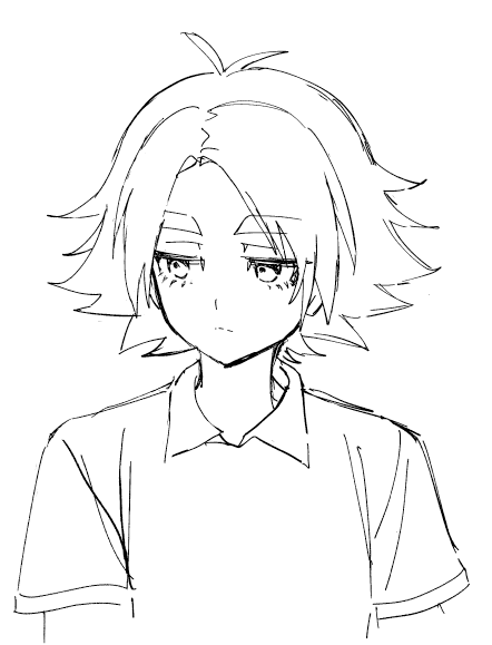 namuta_kd's tweet photo. ｵﾘｵﾝ見てる時の落書き https://t.co/cI6WF8Mk4j