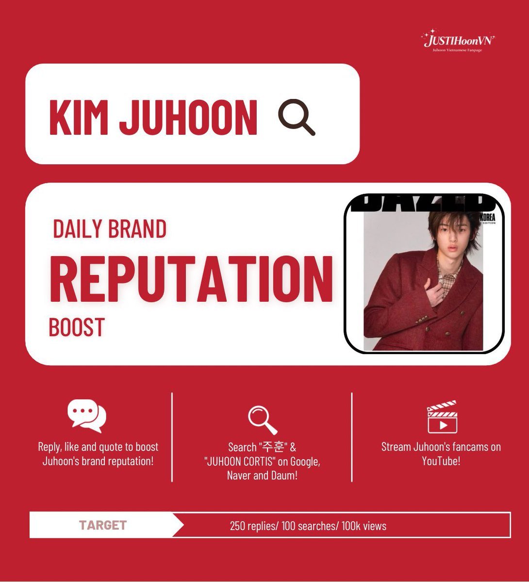 JustiHoon0301's tweet photo. 260730| DAILY BRAND REPUTATION BOOST FOR #JUHOON #주훈 

🐢250 phản hồi    

📷 JUHOON / JUHOON CORTIS: https://t.co/cc21yW3X5k 
📷주훈 / 코르티스 주훈: https://t.co/CGdQFR3yG0 
📷 JUHOON FANCAM

• Use hashtags 
 • Like, RT &amp; reply 
 • No emoji   Drop proofs below⤵️ https://t.co/agxkCNB2V3