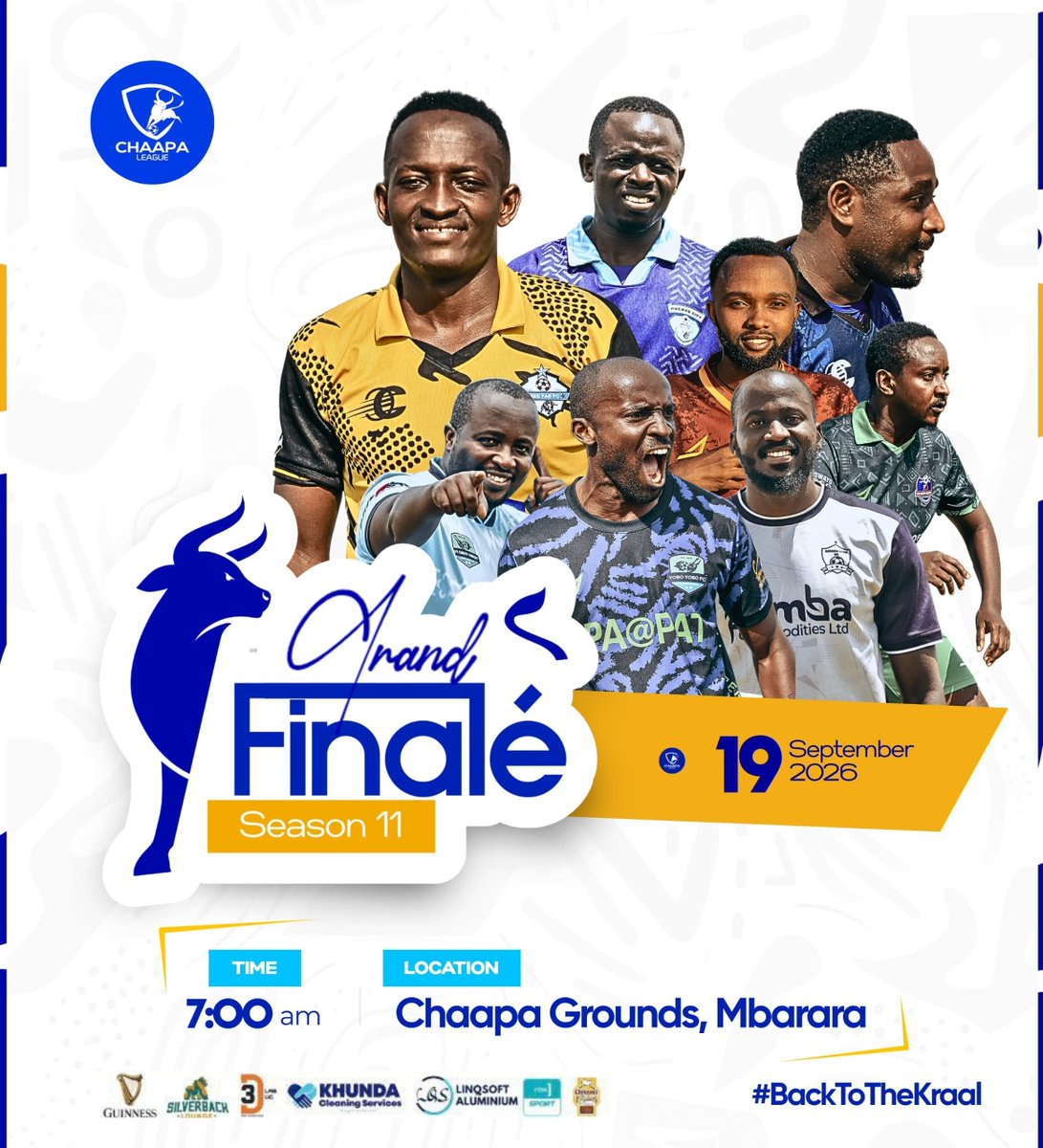ChaapaLeague's tweet photo. Mark your calendars! WE ARE BACK HOME on 19th September!!
#BackToTheKraal https://t.co/3zPkJb72ad