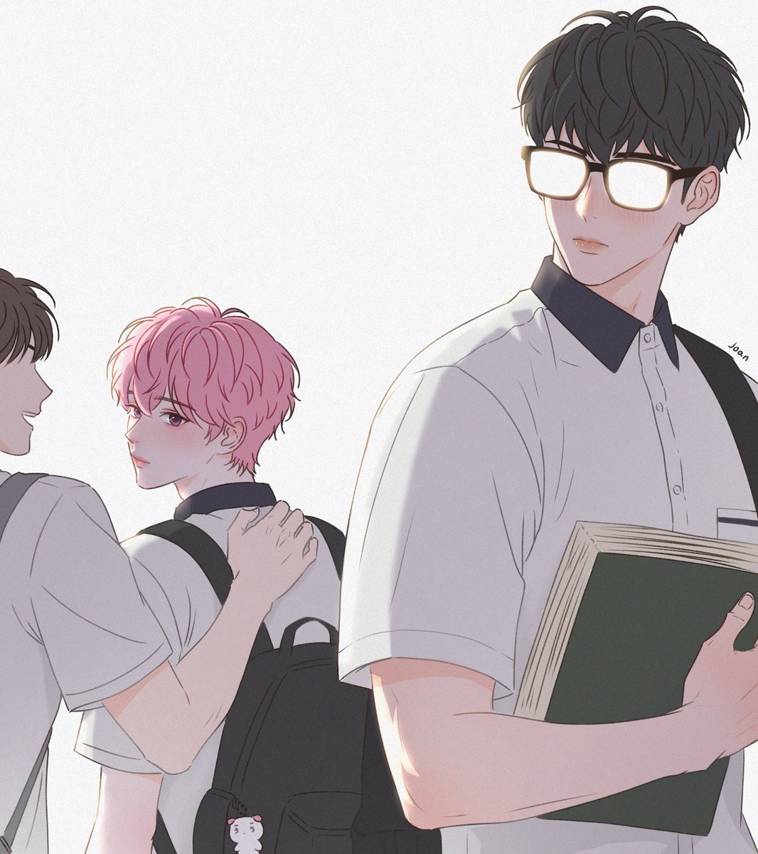 mmeow_miimu's tweet photo. the nerd black-spider and his crush https://t.co/GVXGLO1iVz