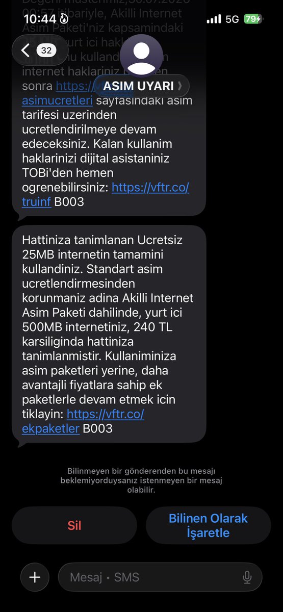 expulse's tweet photo. @VodafoneDestek  saat 1.12 de biten internetim için , anında işlem yapmama rağmen bana 500mb interneti 204 tl ye tanımlamışsınız. 10gb internet paketi zaten 300 küsür tl ve zaten onu satın almışım. 

Acil olarak tanımlanan 500mb ücretini silmenizi rica ederim. https://t.co/t9bfy9DWK3