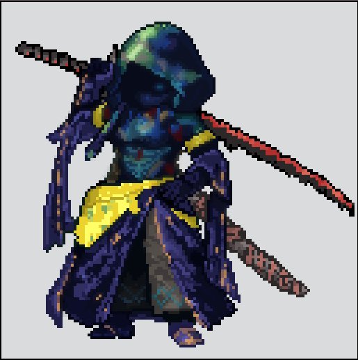 retasmaki's tweet photo. 本日分(友人からのリクエスト)

モンハンアイスボーンです〜
明日こそはアークナイツ描きます
多分ロスモンティス

←無し　鞘　有り→ https://t.co/nBmOpERlWi
