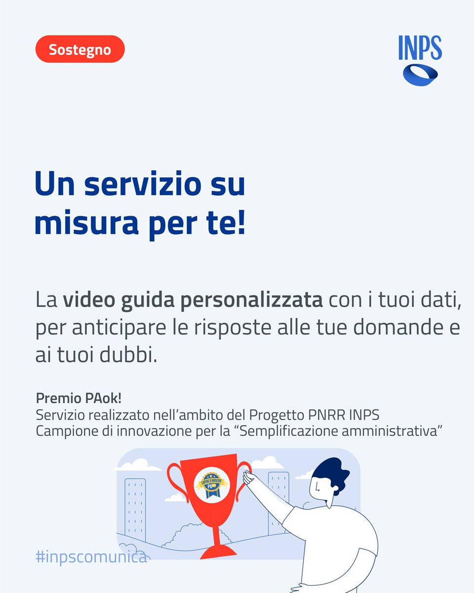 INPS_it's tweet photo. Per i destinatari del primo pagamento di Assegno Unico e Universale è disponibile una video guida personalizzata e interattiva che illustra le tempistiche di pagamento e i criteri per il calcolo dell'importo
🔗 https://t.co/n2vbBBvTSL 
Inps Comunica https://t.co/jBZomJgRj0